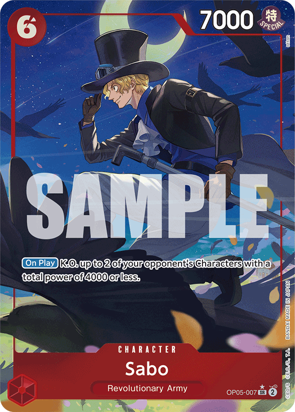 OP05-007 | SR | CHARACTER Sabo Parallel