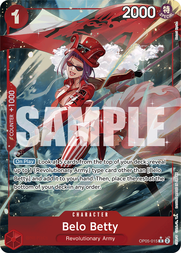 OP05-015 | R | CHARACTER Belo Betty Parallel