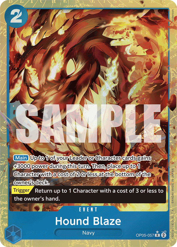 OP05-057 | R | EVENT Hound Blaze Parallel