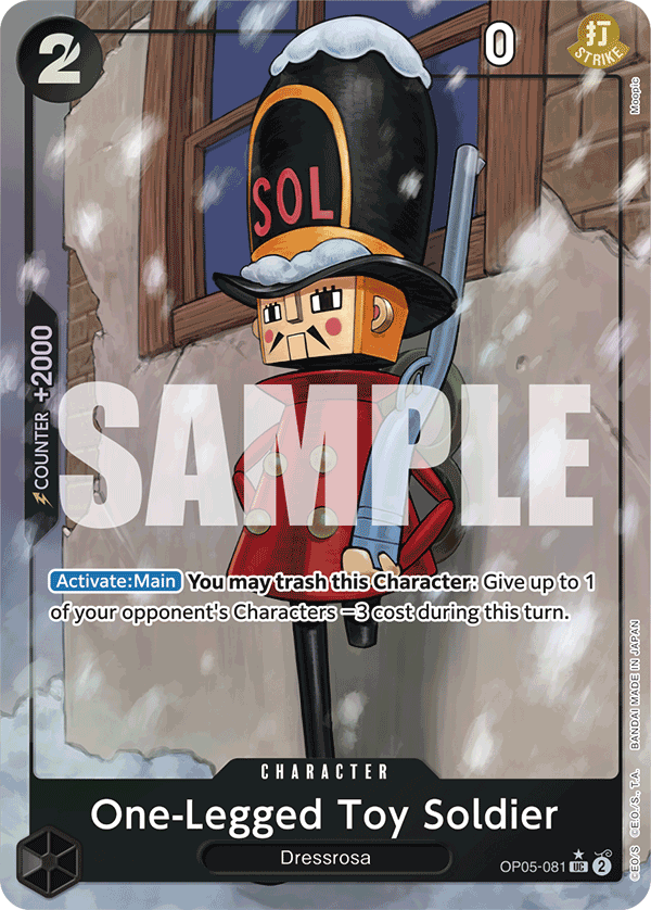 OP05-081 | UC | CHARACTER One-Legged Toy Soldier Parallel