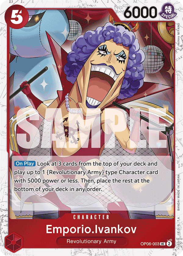 OP06-003 | UC | CHARACTER Emporio.Ivankov Jolly Rodger Foil