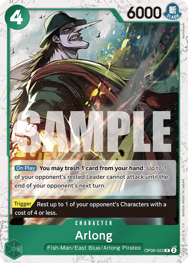 OP06-023 | R | CHARACTER Arlong Jolly Rodger Foil