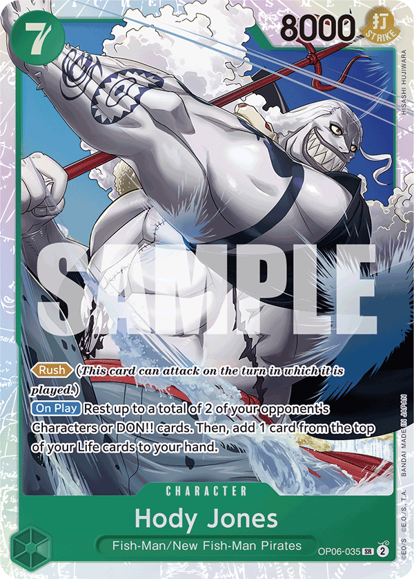 OP06-035 | SR | CHARACTER Hody Jones