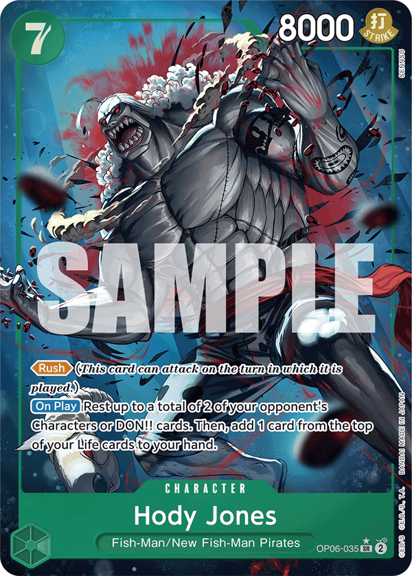 OP06-035 | SR | CHARACTER Hody Jones Parallel