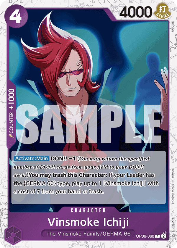 OP06-060 | C | CHARACTER Vinsmoke Ichiji Jolly Rodger Foil