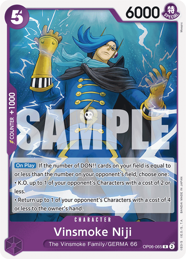 OP06-065 | R | CHARACTER Vinsmoke Niji