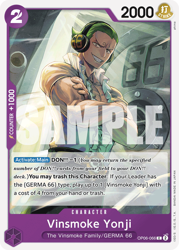 OP06-066 | C | CHARACTER Vinsmoke Yonji