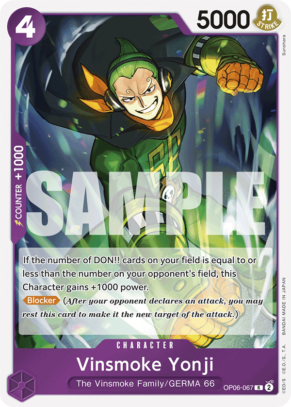 OP06-067 | R | CHARACTER Vinsmoke Yonji