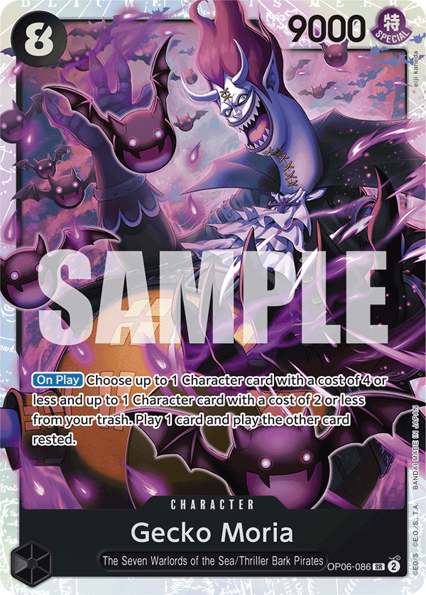 OP06-086 | SR | CHARACTER Gecko Moria