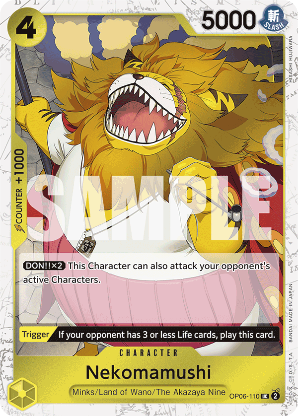 OP06-110 | UC | CHARACTER Nekomamushi Jolly Rodger Foil