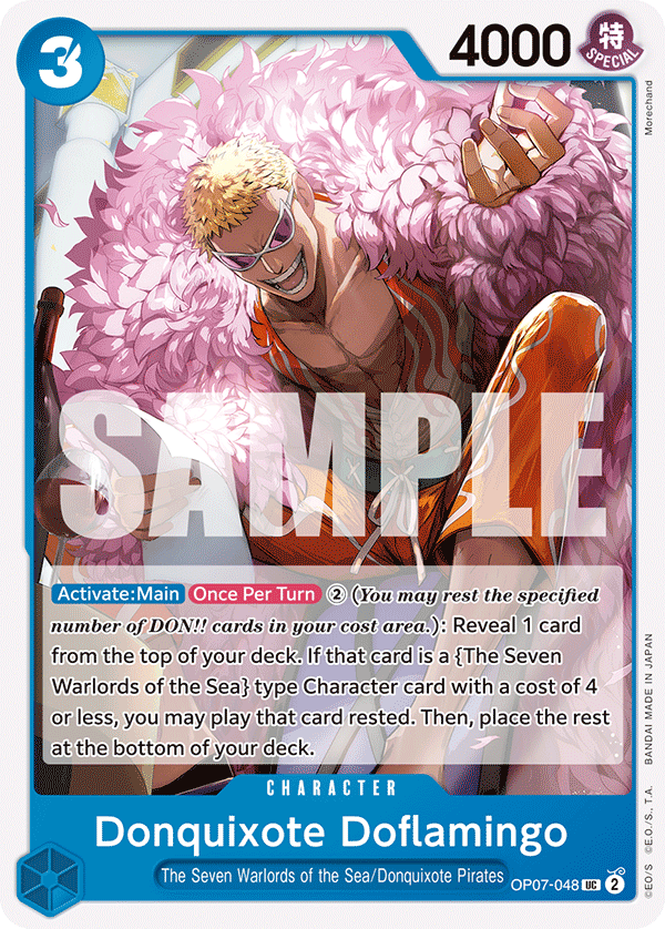 OP07-048 | UC | CHARACTER Donquixote Doflamingo