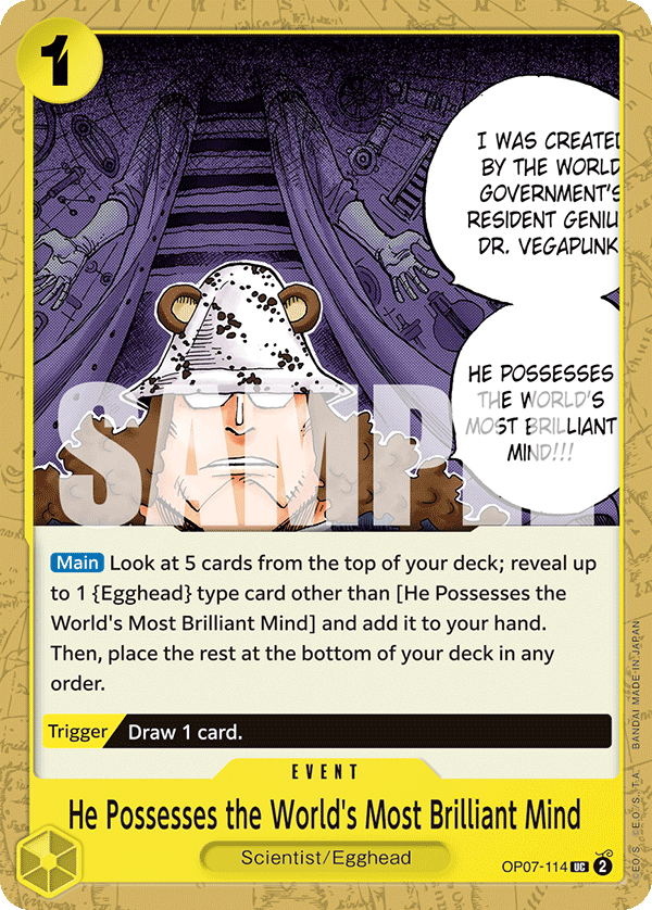 OP07-114 | UC | EVENT He Possesses the World's Most Brilliant Mind