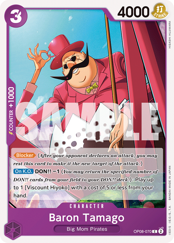 OP08-070 | C | CHARACTER Baron Tamago