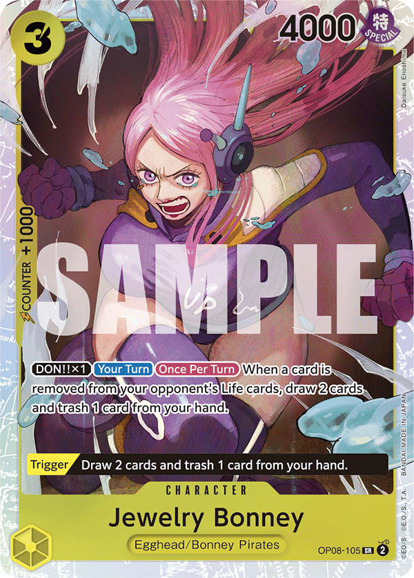 OP08-105 | SR | CHARACTER Jewelry Bonney