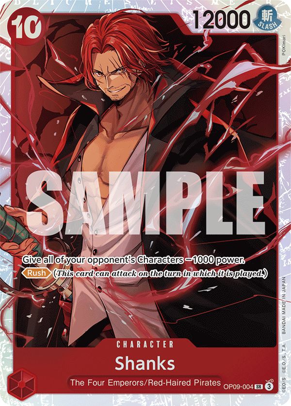 OP09-004 | SR | CHARACTER Shanks