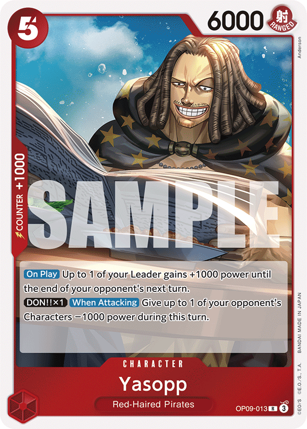 OP09-013 | R | CHARACTER Yasopp