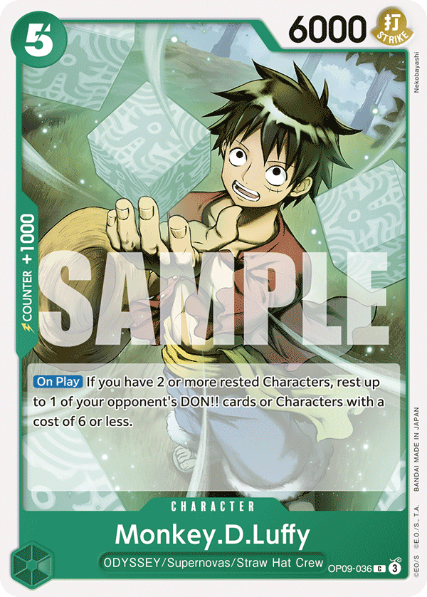 OP09-036 | C | CHARACTER Monkey.D.Luffy