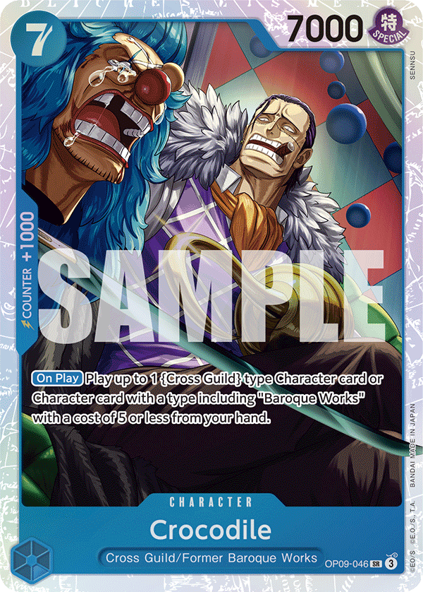 OP09-046 | SR | CHARACTER Crocodile