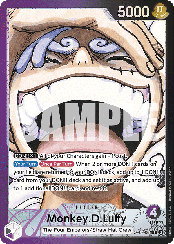 OP09-061 | L | LEADER Monkey.D.Luffy Parallel