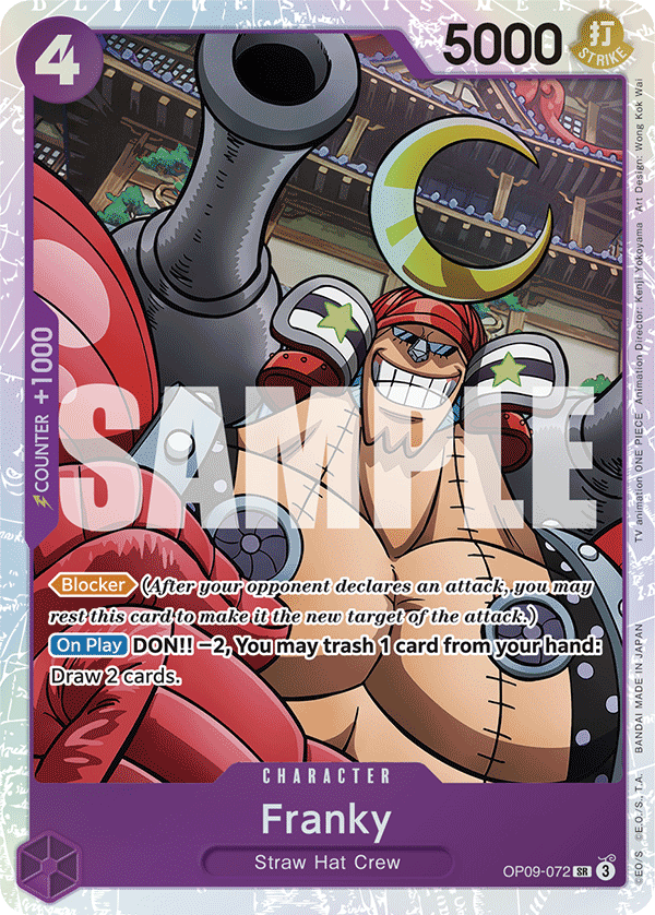 OP09-072 | SR | CHARACTER Franky