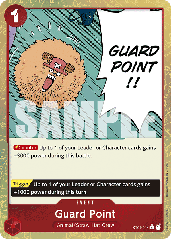 ST01-014 | C | EVENT Guard Point Full Art Foil