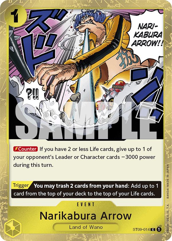 ST09-014 | C | EVENT Narikabura Arrow Jolly Rodger Foil