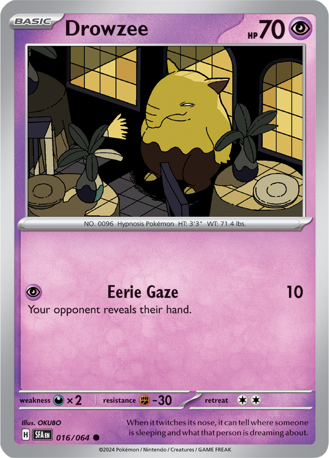 Scarlet & Violet Shrouded Fable 016/064 Drowzee