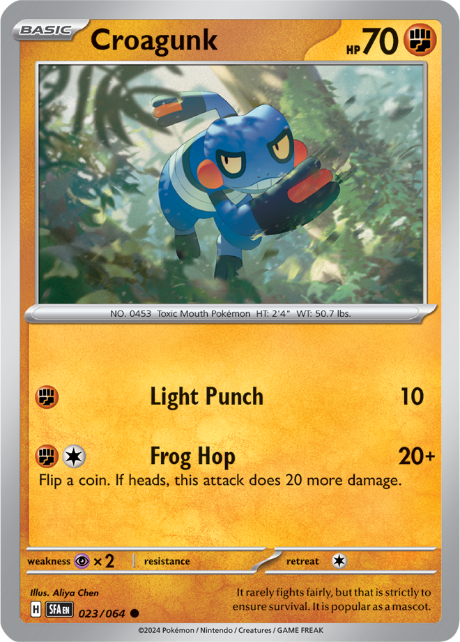 Scarlet & Violet Shrouded Fable 023/064 Croagunk