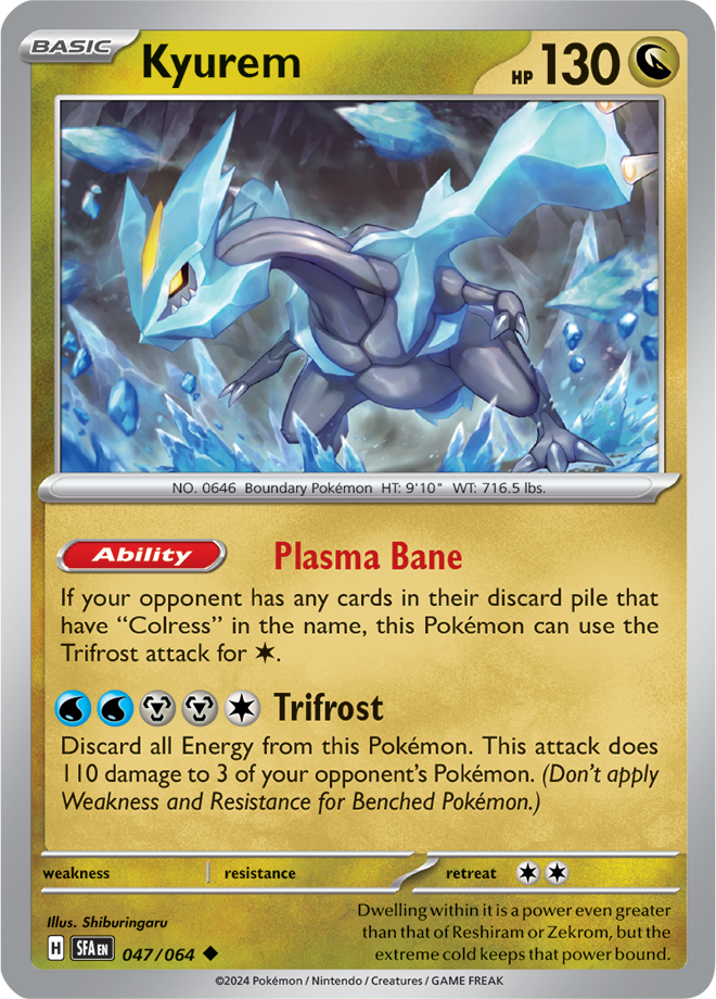 Scarlet & Violet Shrouded Fable 047/064 Kyurem Reverse Holo