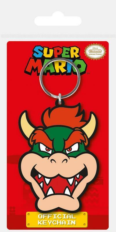 Super Mario- Bowser Rubber Keyring