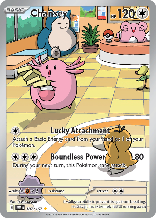 Scarlet & Violet Twilight Masquerade 187/167 Chansey