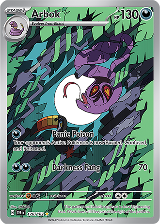 Scarlet & Violet Temporal Forces 176/162 Arbok