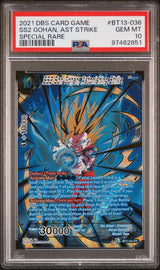 2021 Supreme Rivalry BT13-036 SPR SS2 Son Gohan Astonishing Strike PSA 10