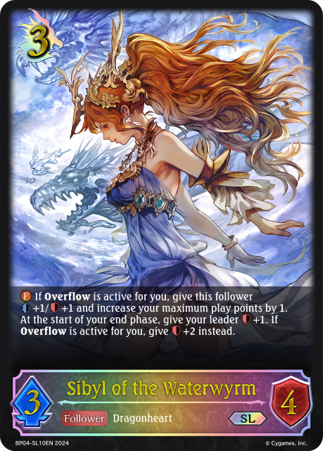 Cosmic Mythos BP04-SL10 Sibyl of the Waterwyrm Foil