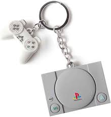 PlayStation-Console & Controller 3D Rubber Keychain