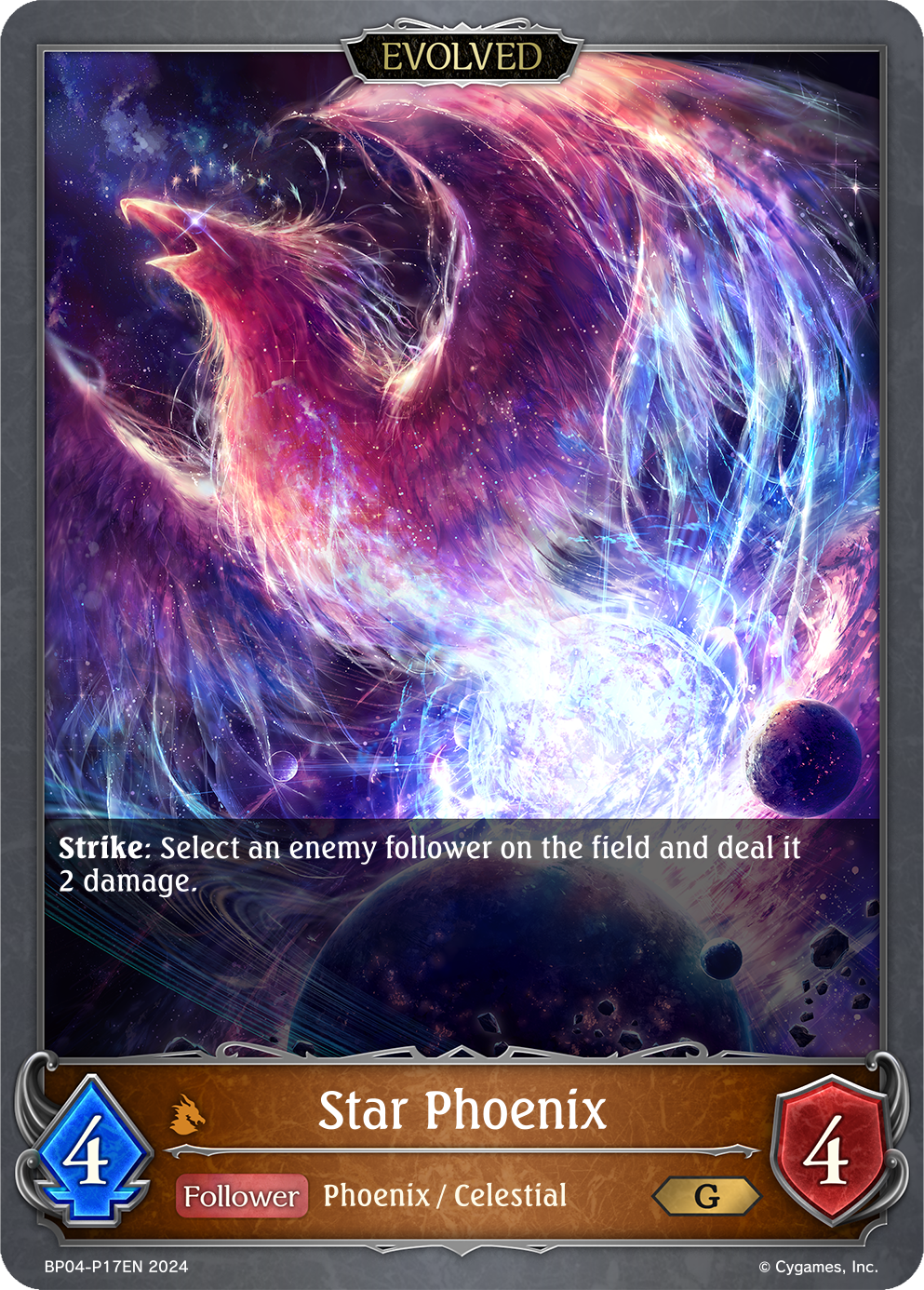 Cosmic Mythos BP04-P17 Star Phoenix Foil