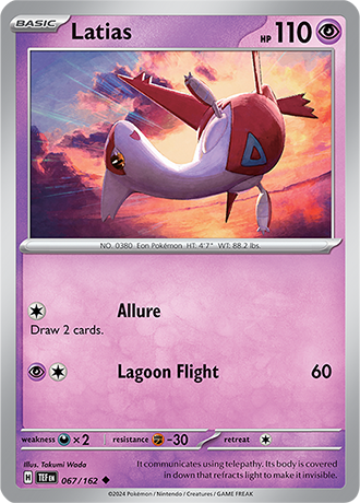 Scarlet & Violet Temporal Forces 067/162 Latias