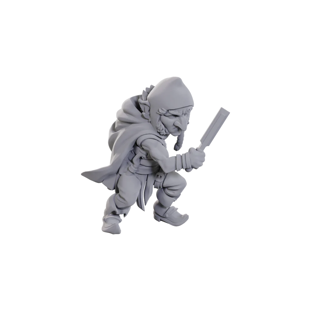 Chetney Pock O'Pea & Werewolf: Critical Role Unpainted Miniatures