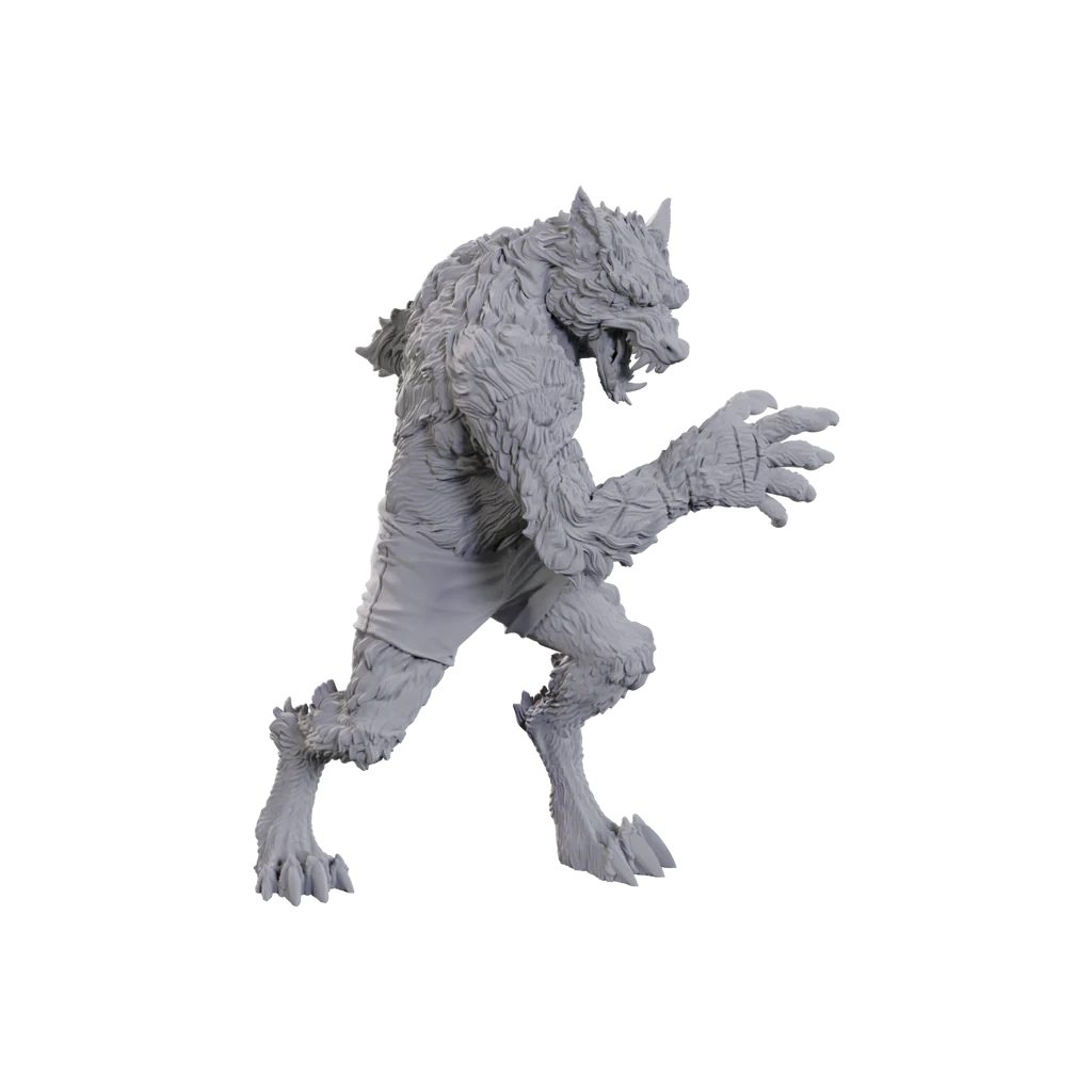 Chetney Pock O'Pea & Werewolf: Critical Role Unpainted Miniatures