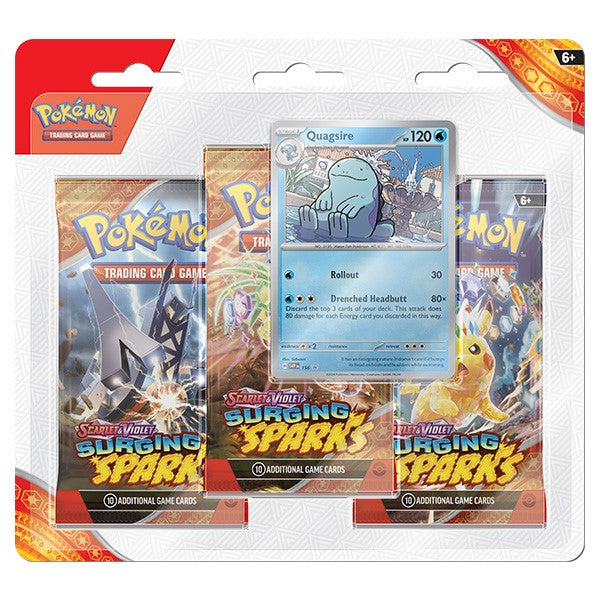 Pokemon TCG: Scarlet & Violet Surging Sparks 3-Pack Blister