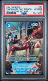 2024 One Piece 500 Years in the Future 073 Donquixote Doflamingo Special Alternate Art PSA 10