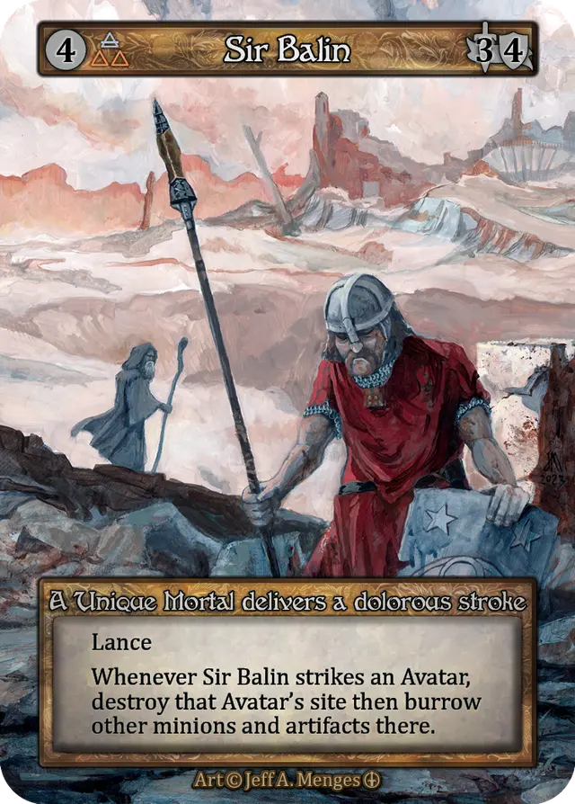 Sorcery Contested Realm Arthurian Legends - Sir Balin