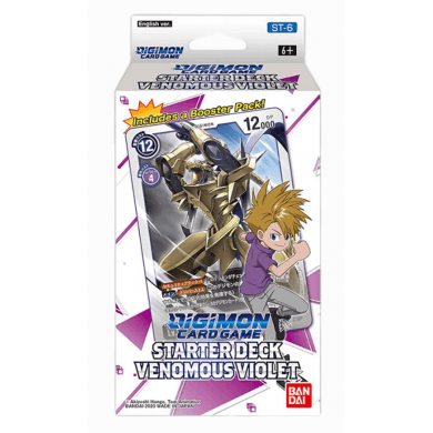 DIGIMON CARD GAME Digimon Card Game: Starter Deck- Venomous Violet ST-6