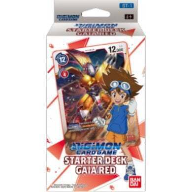 DIGIMON CARD GAME Digimon Card Game: Starter Deck- Gaia Red ST-1