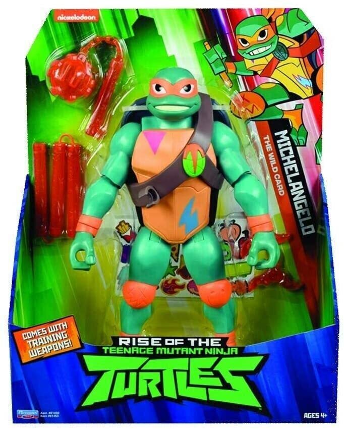 Teenage Mutant Ninja Turtles  The Rise of the Teenage Mutant Ninja Turtles Michelangelo Giant Action Figure