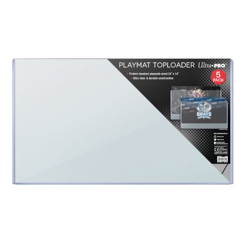 Ultra Pro - 24 Inch x 13.5 Inch Playmat Toploader 5 Pack