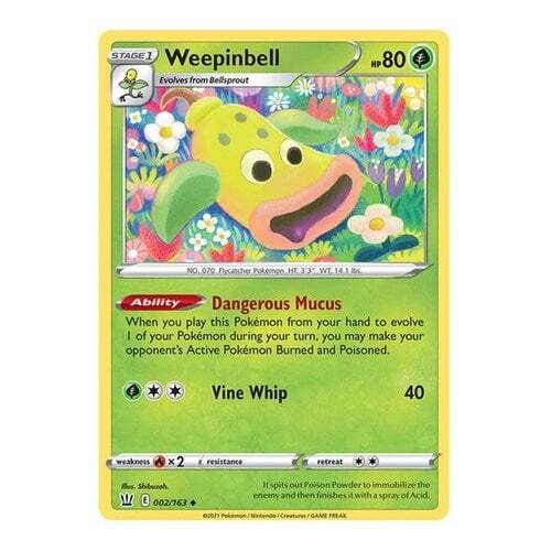 SWSH Battle Styles - 002/163 Weepinbell