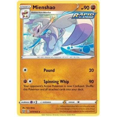 SWSH Battle Styles 077/163 Mienshao