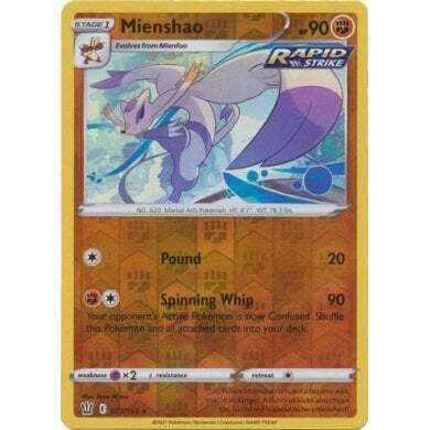 SWSH Battle Styles 077/163 Mienshao Reverse