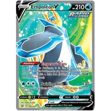 SWSH Battle Styles 145/163 Empoleon V (Full Art)